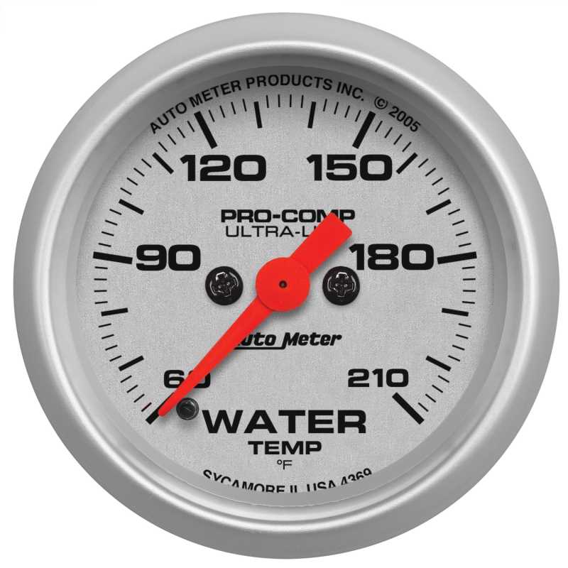 Ultra-Lite® Electric Water Temperature Gauge 4369